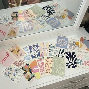 danish pastel wall collage kit !